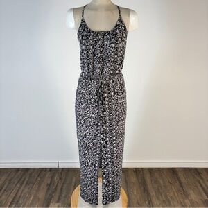 ❤️ Ripe Black and White Floral Maxi Dress S